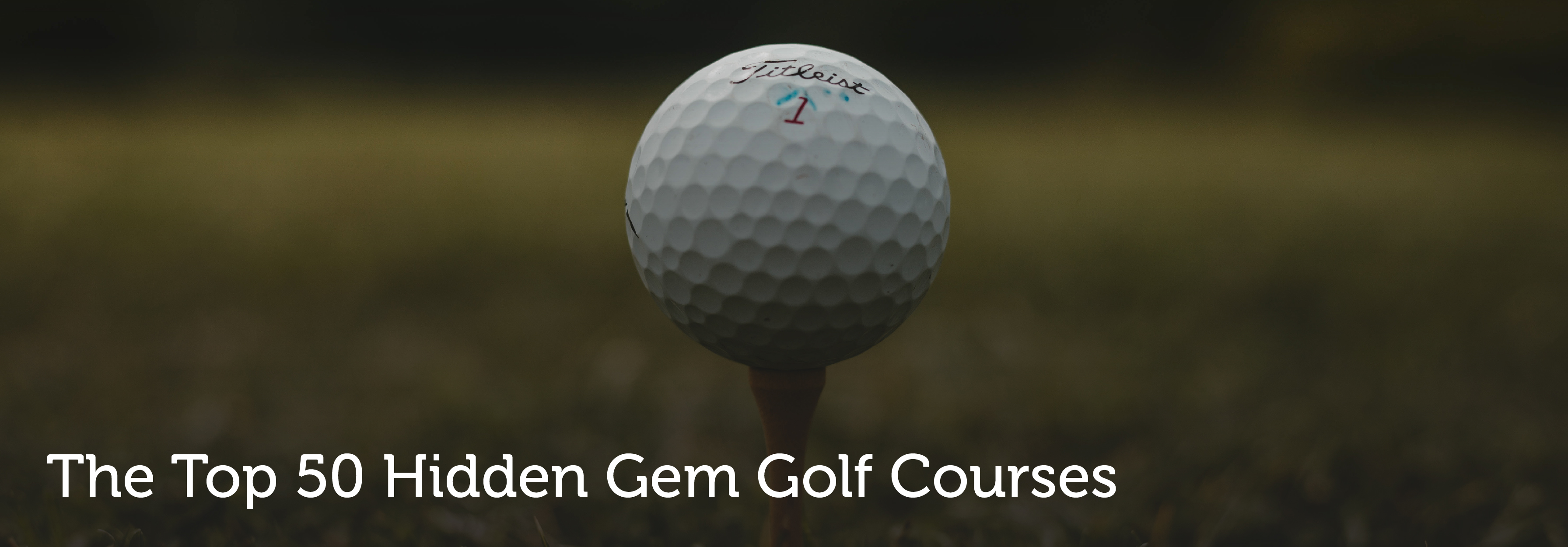 50 hidden gem golf courses
