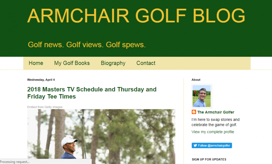 Armchair Golf Blog