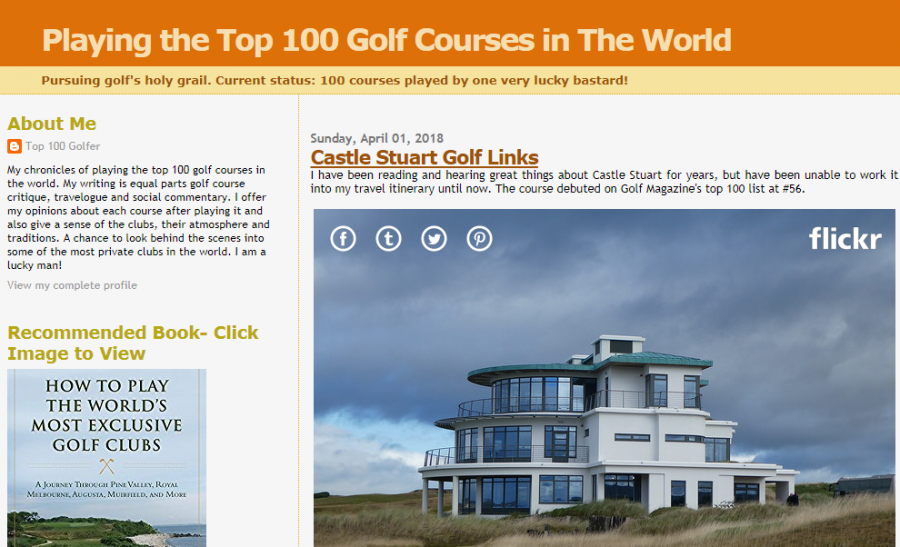 Top 100 Golf Bog